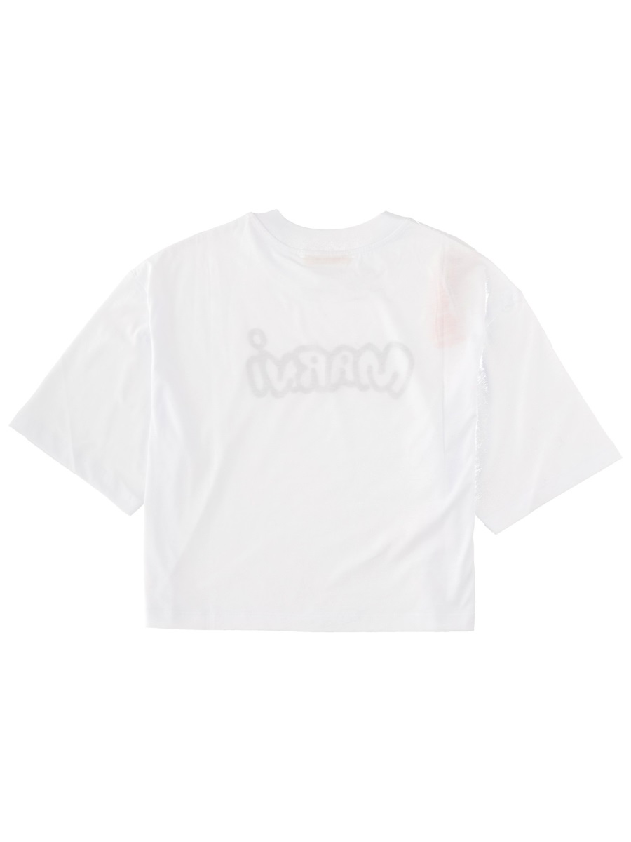 Marni T-SHIRT WITH LOGO Wit