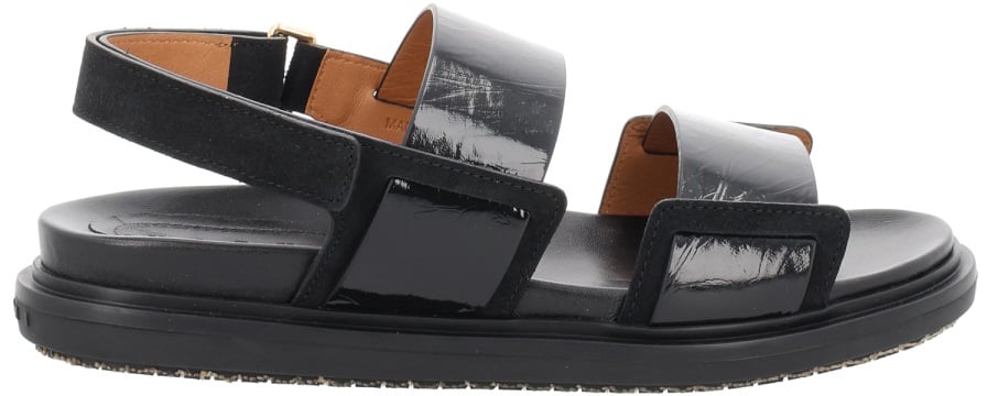 Marni SANDAL "FUSSBETT" Zwart