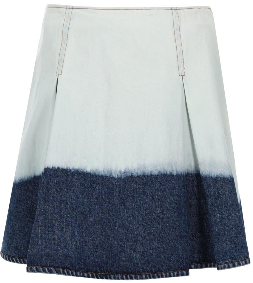 Marni DENIM MIDI SKIRT Wit