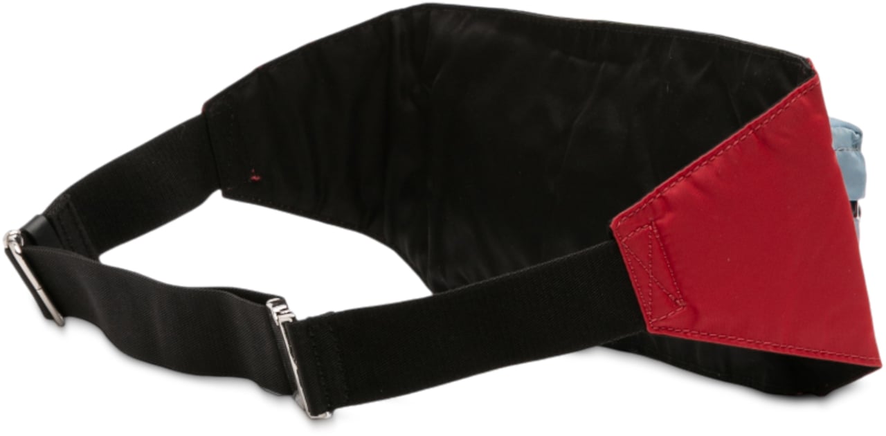 Marni Tricolor Nylon Belt Bag Blauw