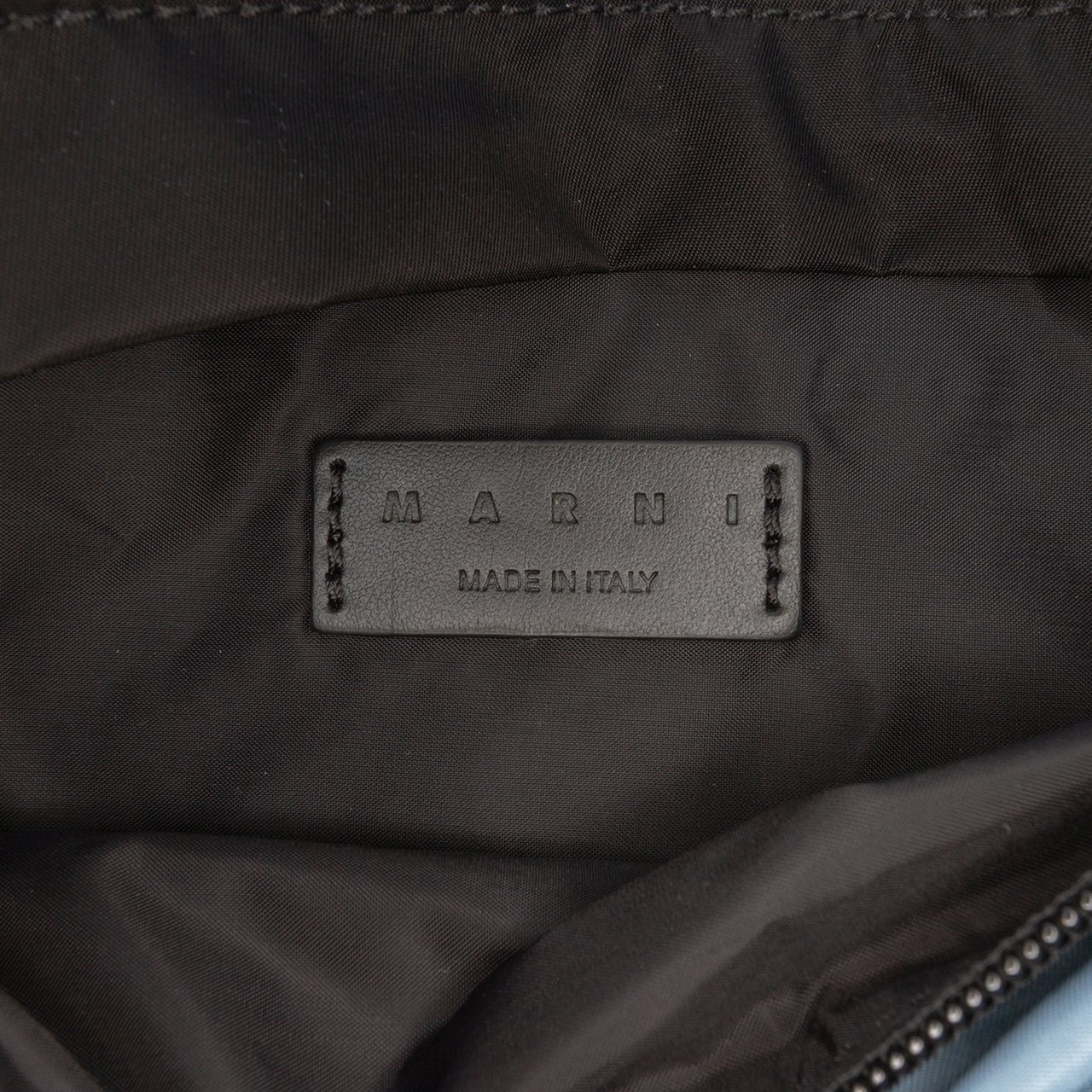 Marni Tricolor Nylon Belt Bag Blauw