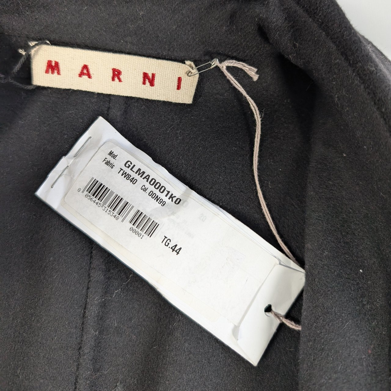 Marni Marni Sleeveless Black Dress, Size 44 Zwart