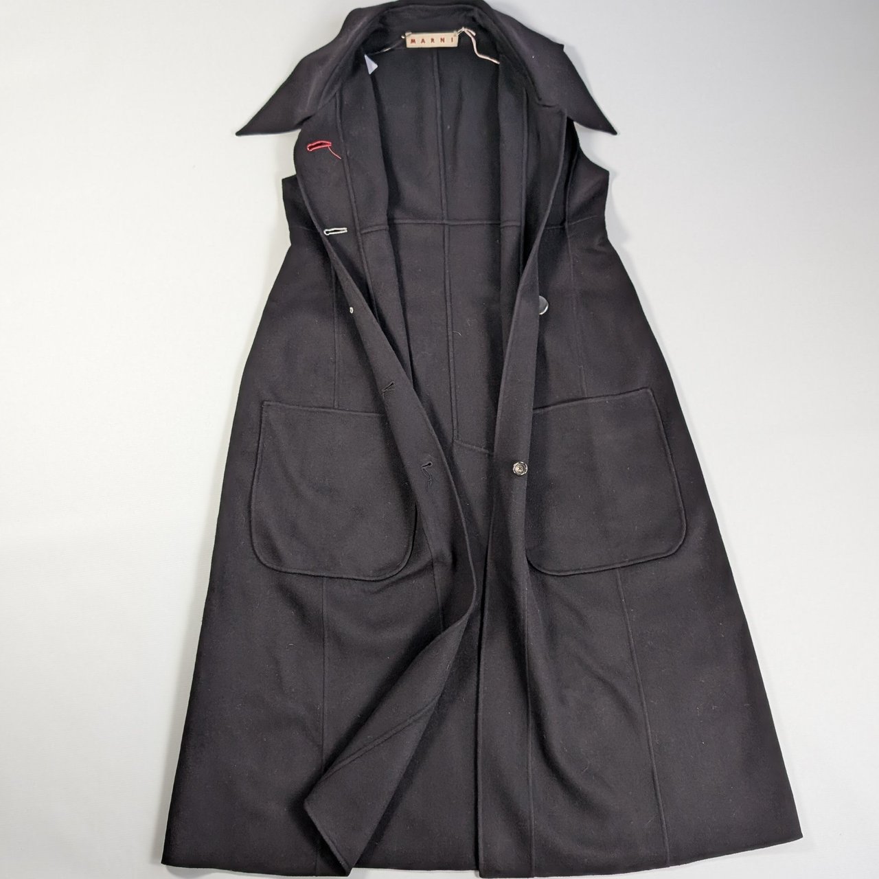 Marni Marni Sleeveless Black Dress, Size 44 Zwart