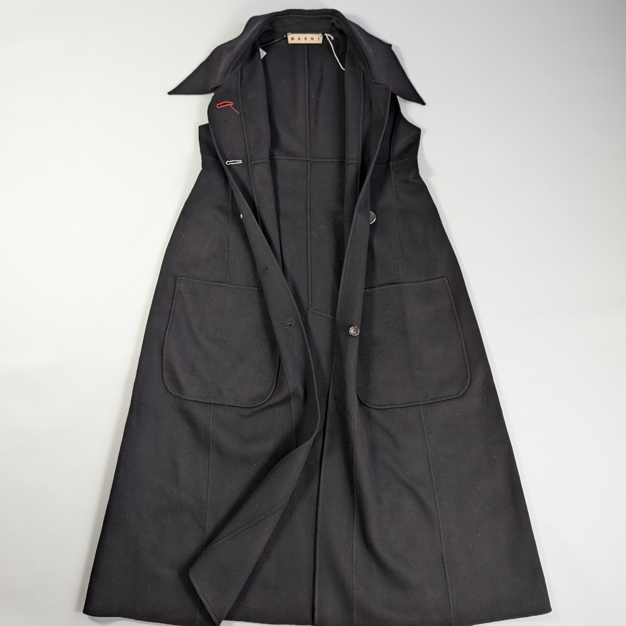 Marni Marni Sleeveless Black Dress, Size 44 Zwart