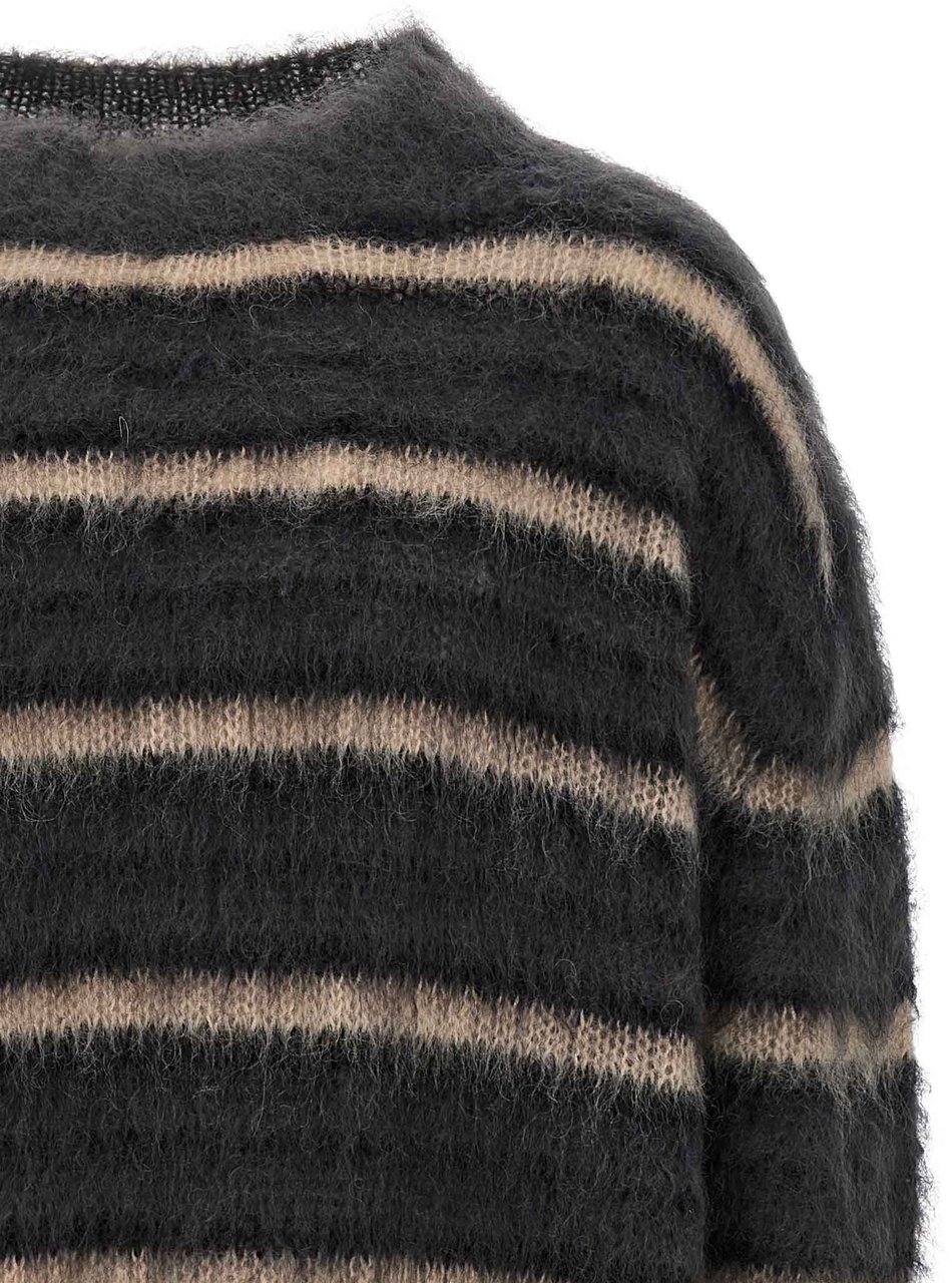 Marni Gray Fabric Cardigan Grijs