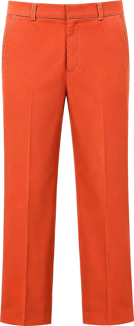 Marni Orange Pants, Size 46 IT Oranje
