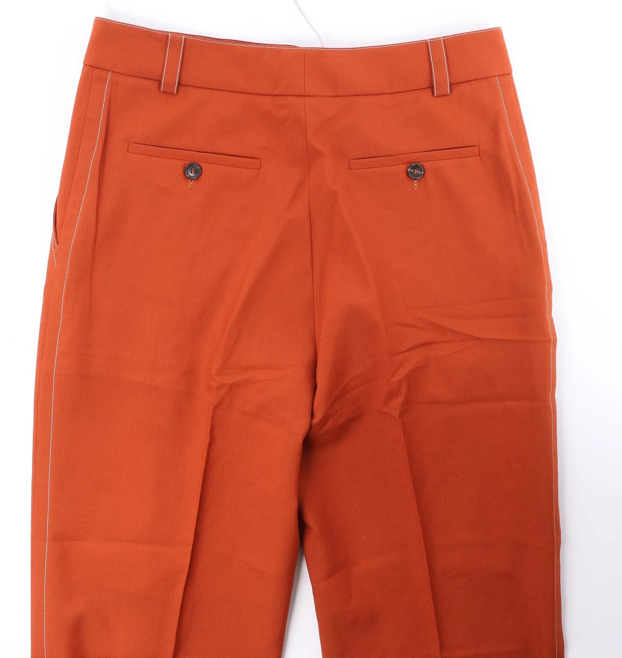 Marni Orange Pants, Size 46 IT Oranje