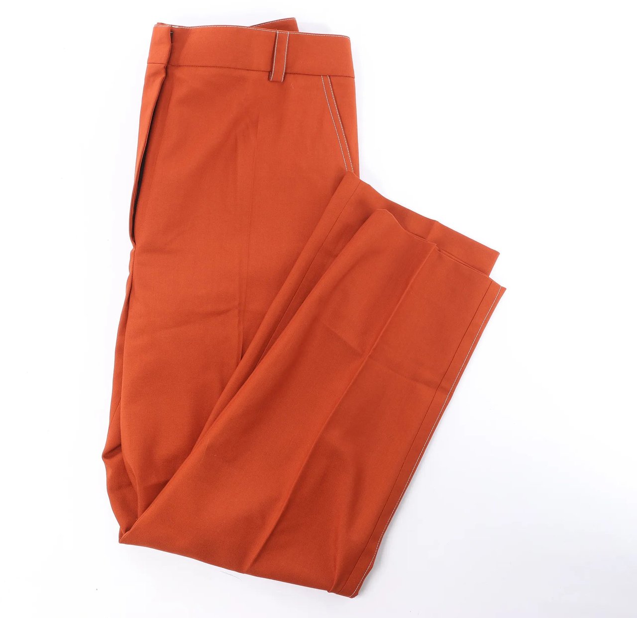 Marni Orange Pants, Size 46 IT Oranje
