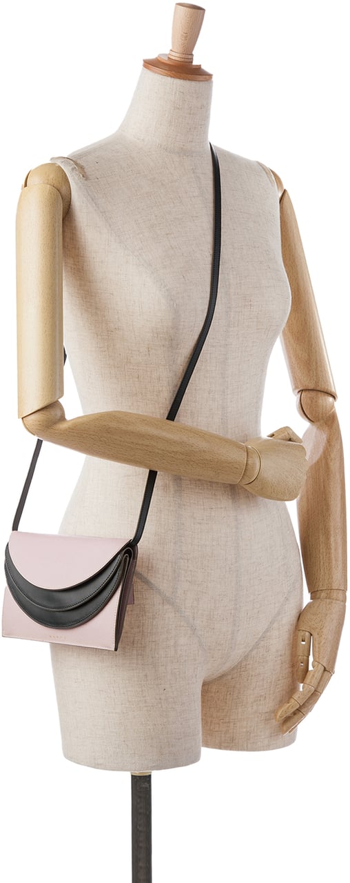 Marni Triple Flap Crossbody Roze
