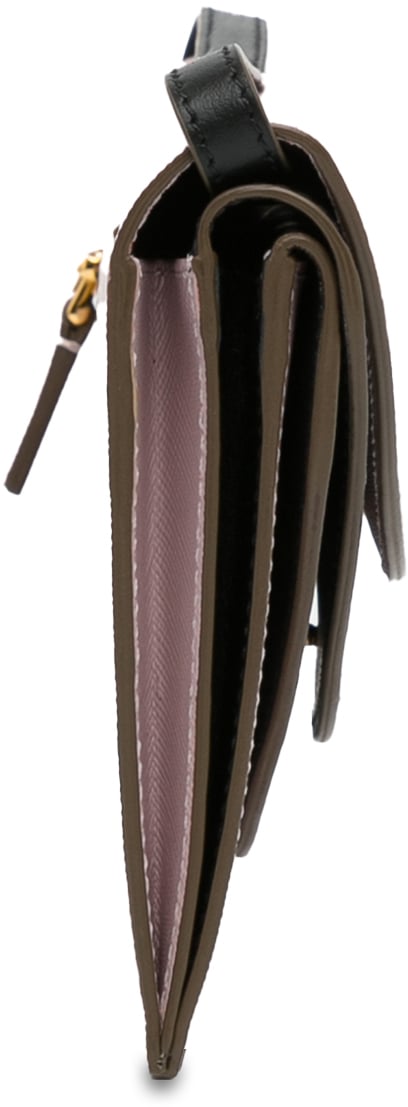 Marni Triple Flap Crossbody Roze