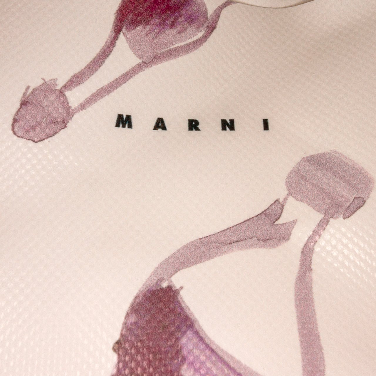 Marni Printed Tote Bag Wit