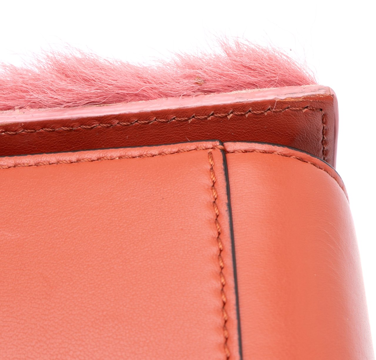 Marni Shearling Chain Crossbody Roze