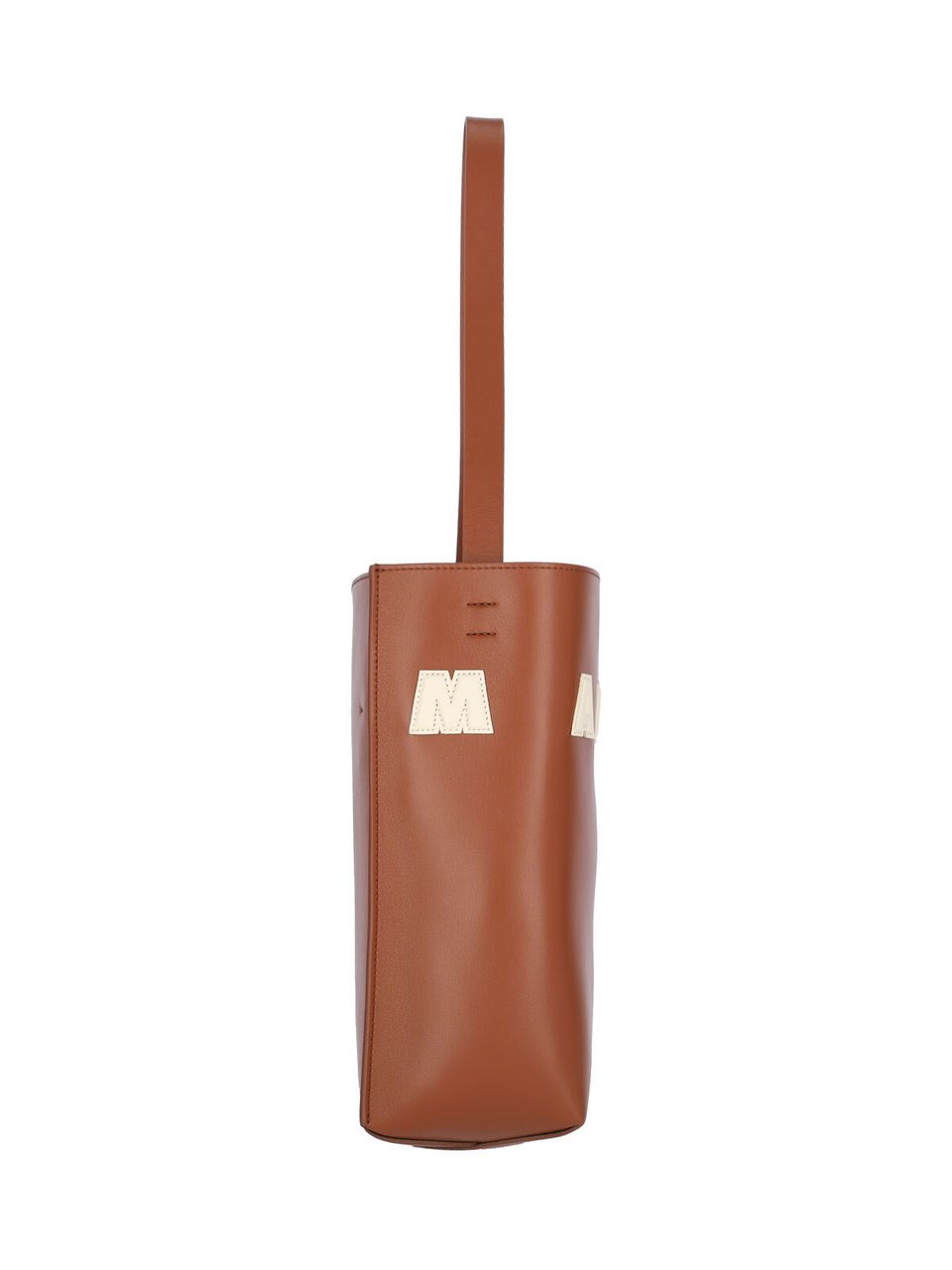 Marni Museo' Brown Leather Bag Neutraal