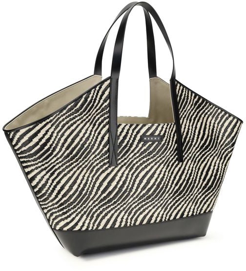 Marni Black Polyamide Shoulder Bag Zwart