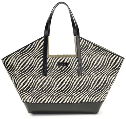 Marni Black Polyamide Shoulder Bag Zwart