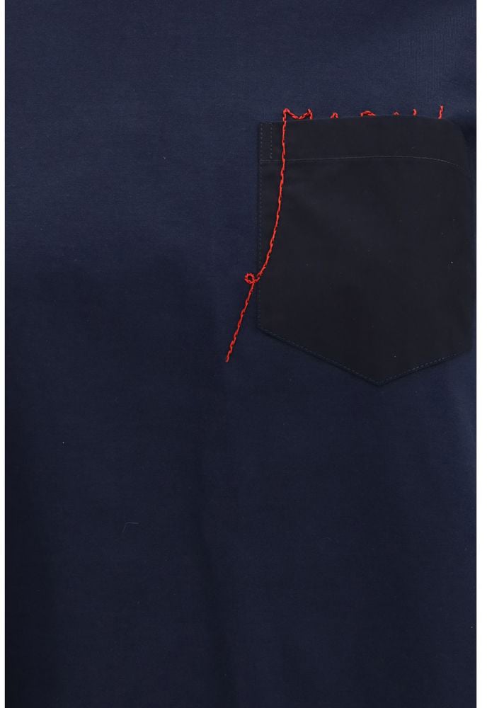 Marni Blue Cotton T-Shirt Blauw