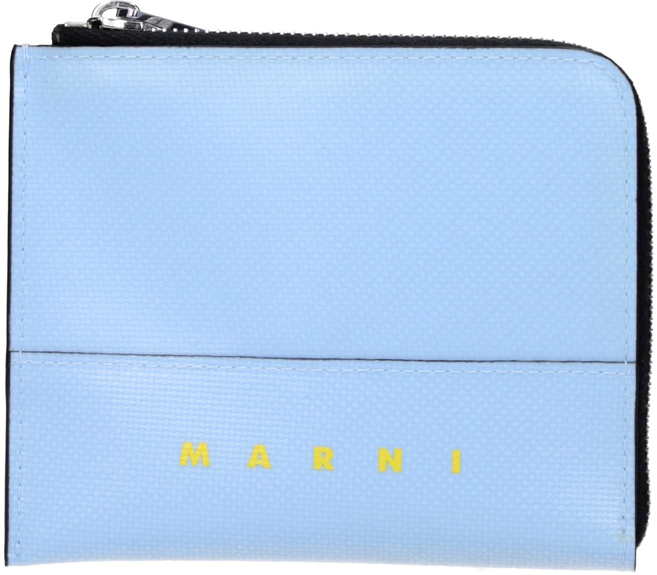 Marni Marni Blue Polyethylene Wallet Blauw
