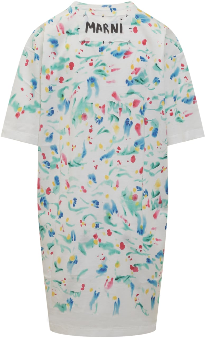 Marni Abito Fiori Wit