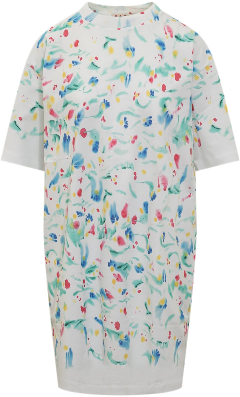 Marni Abito Fiori Wit