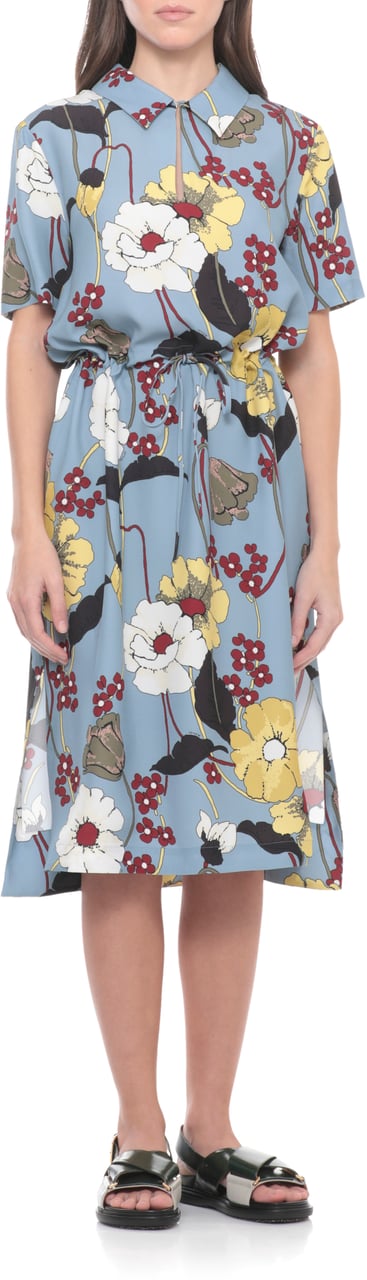 Marni Dresses Light Blue Blauw