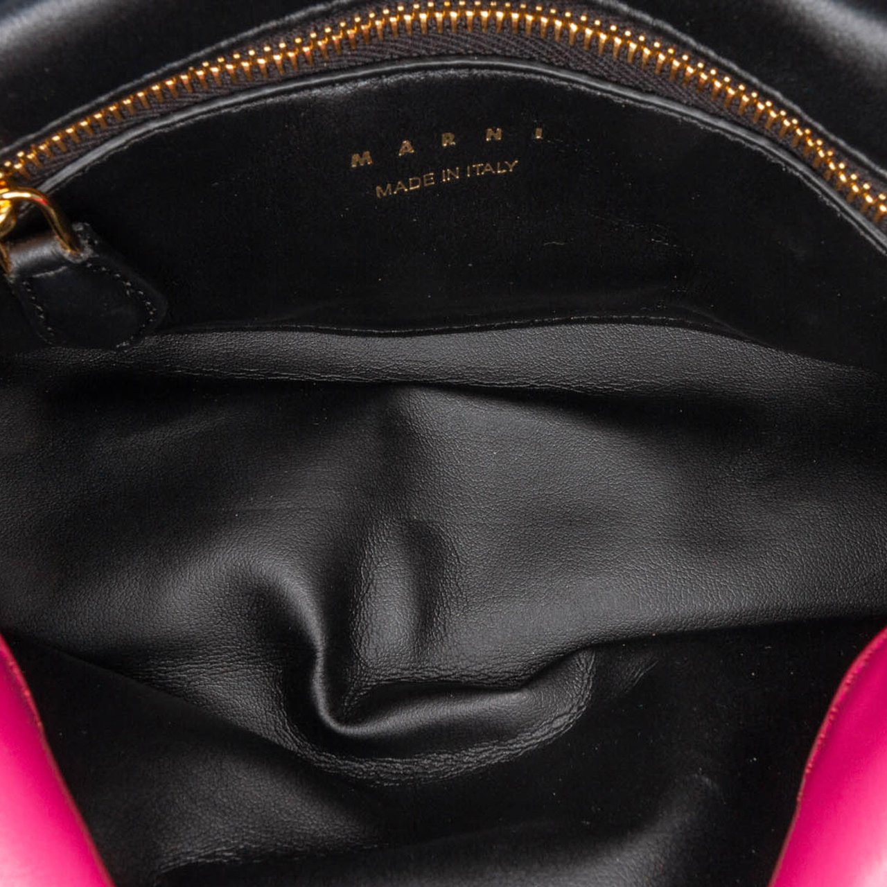 Marni Small Leather Prisma Crossbody Roze