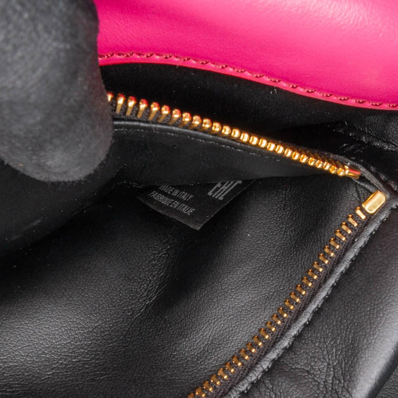Marni Small Leather Prisma Crossbody Roze