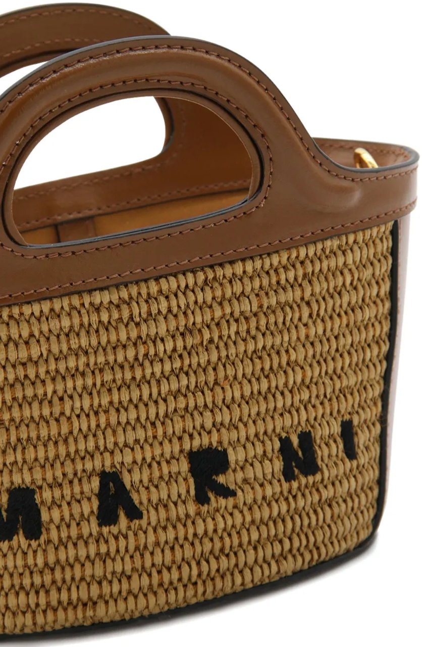 Marni Tropicalia Micro Brown Bruin