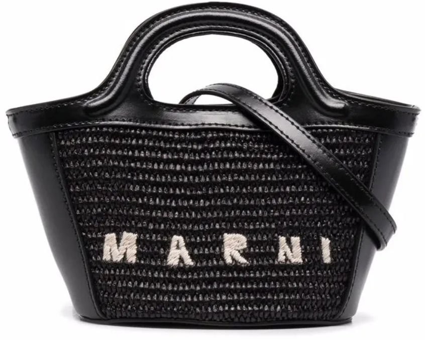 Marni Tropicalia Micro Black Zwart