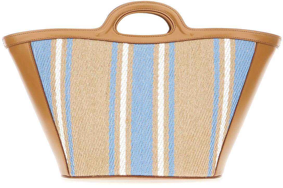 Marni Marni Multicolor raffia and leather Tropicalia handbag Divers