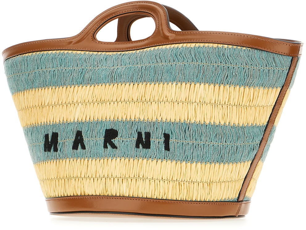 Marni Marni Embroidered fabric handbag Divers