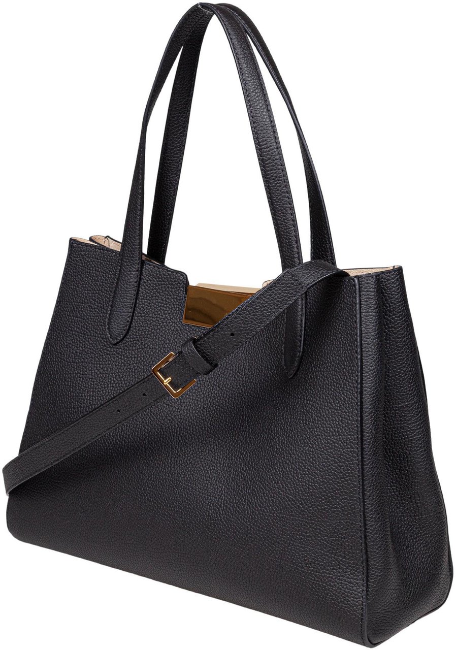 Marni Marni trunkaroo handbag in black leather Zwart