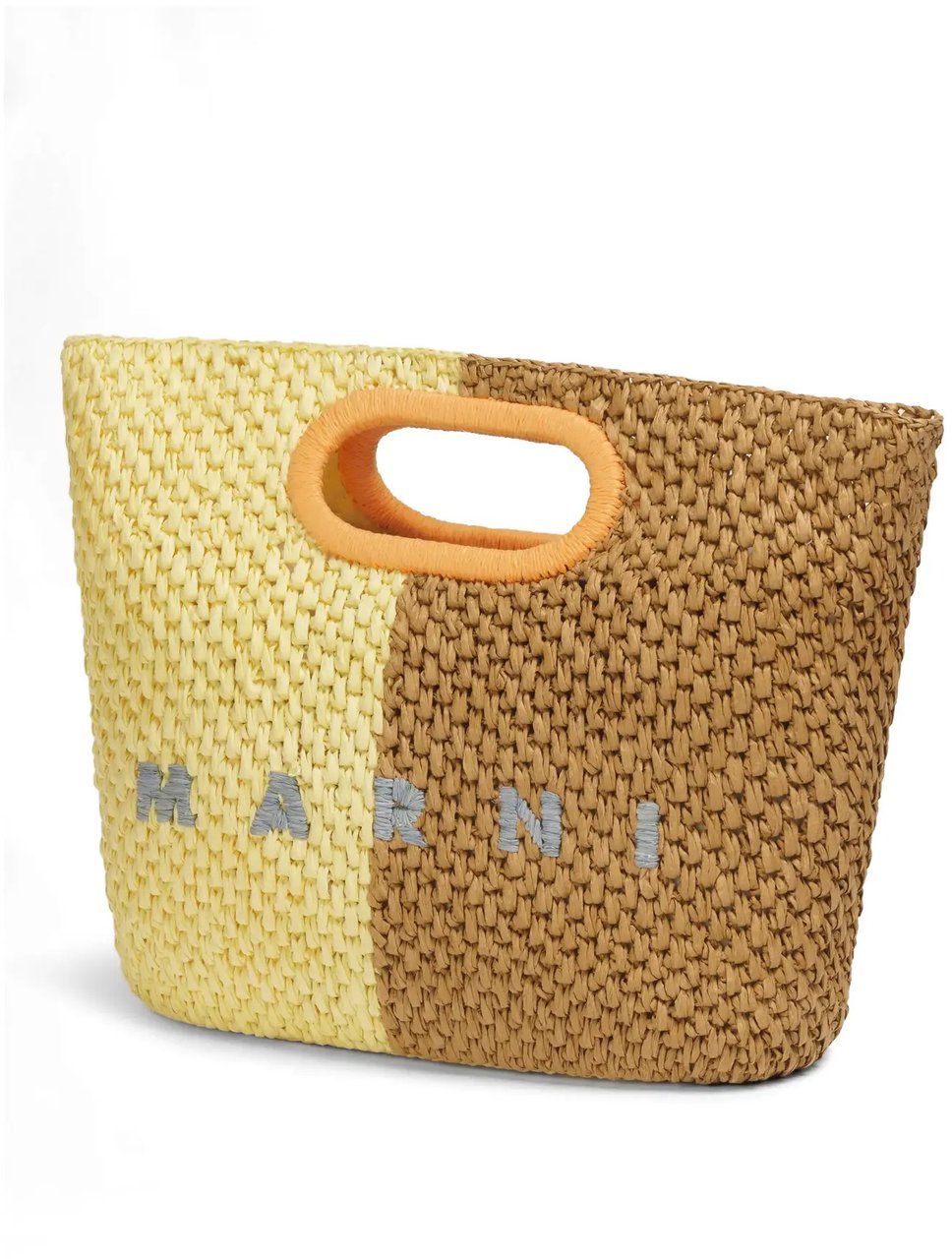 Marni Clutch Yellow/brown Geel