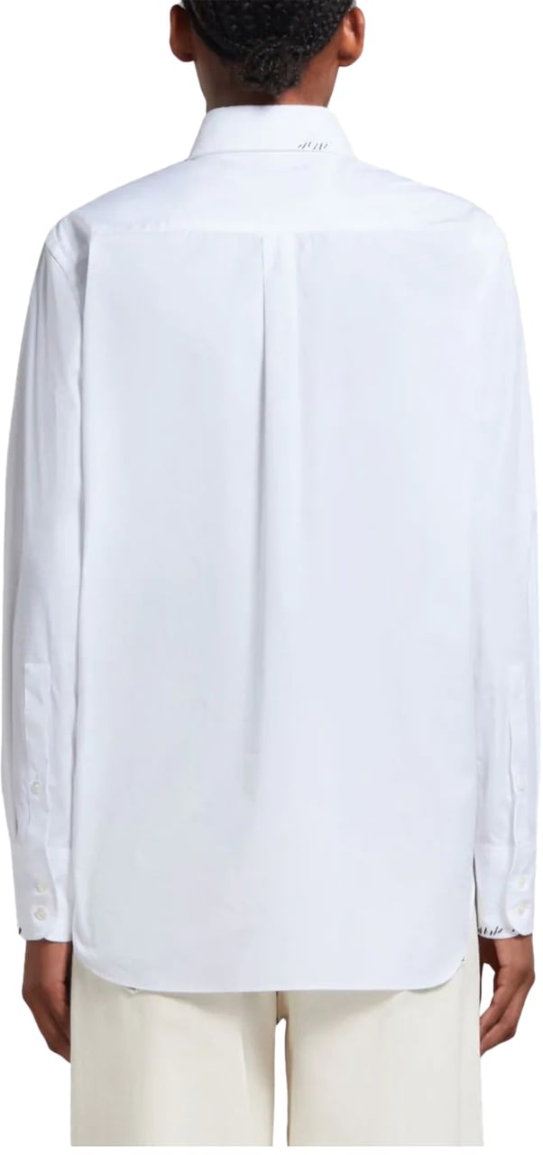 Marni camicia white Wit