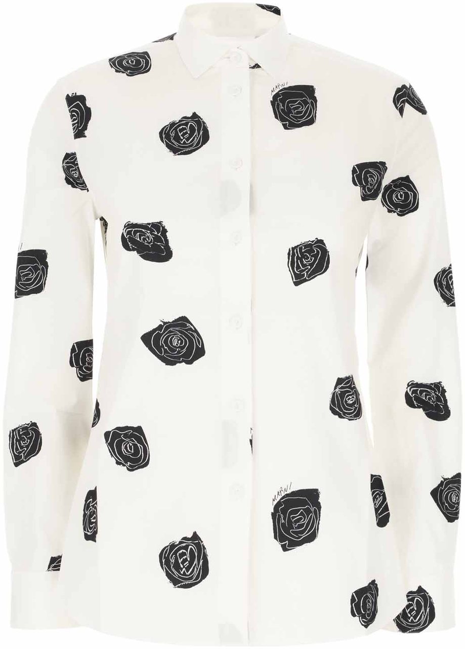 Marni Marni Printed cotton shirt Divers