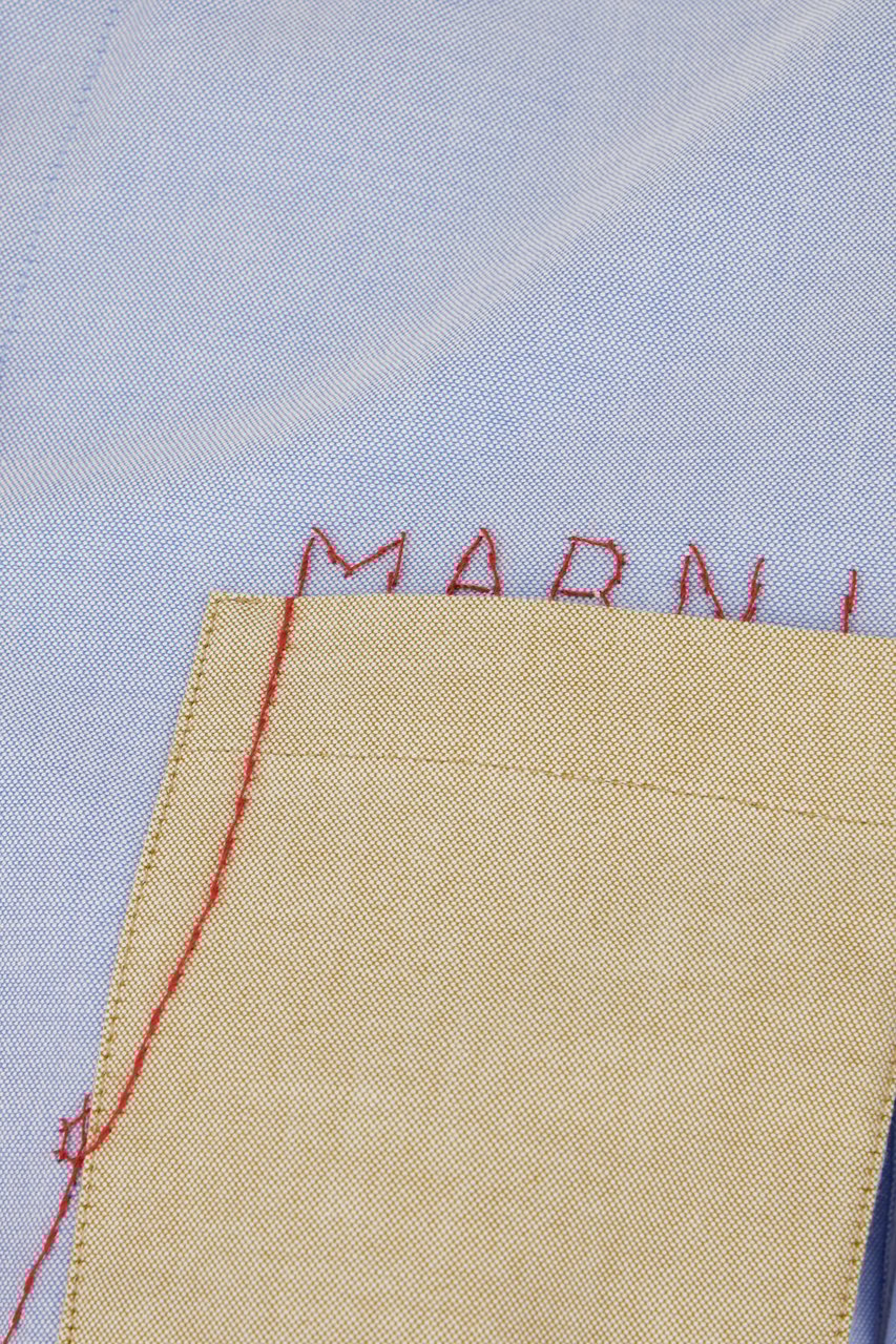 Marni Marni Multicolor oxford shirt Divers