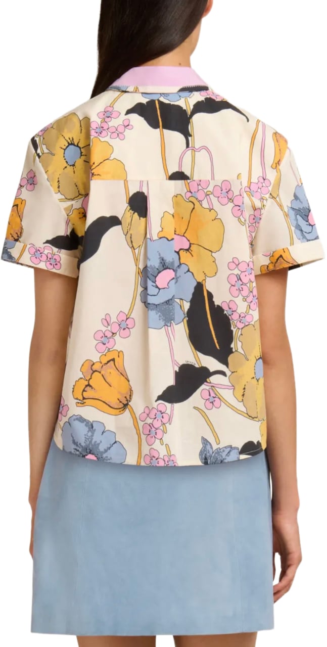 Marni Shirt Yellow Multi Color Geel