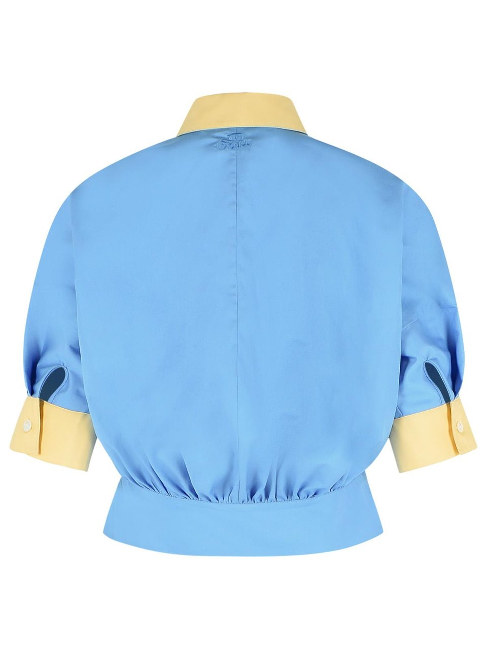 Marni Light Blue Cotton Shirt Blauw