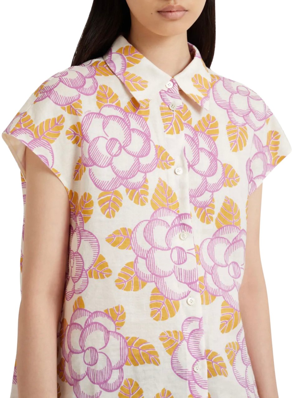Marni Shirt Pink Multi Color Divers