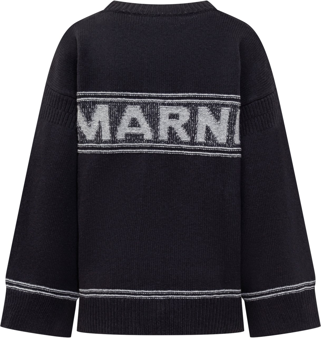 Marni Cardigan Marni in Lana Vergine Blauw