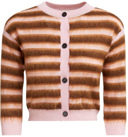 Marni Cardigan Pink/brown Bruin