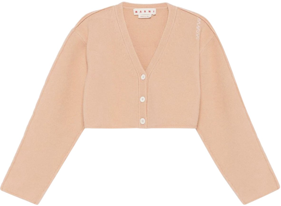 Marni Cardigan Pale Peach Divers
