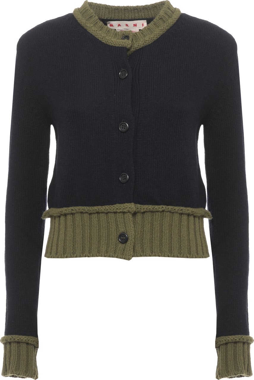 Marni Sweaters Blue Navy