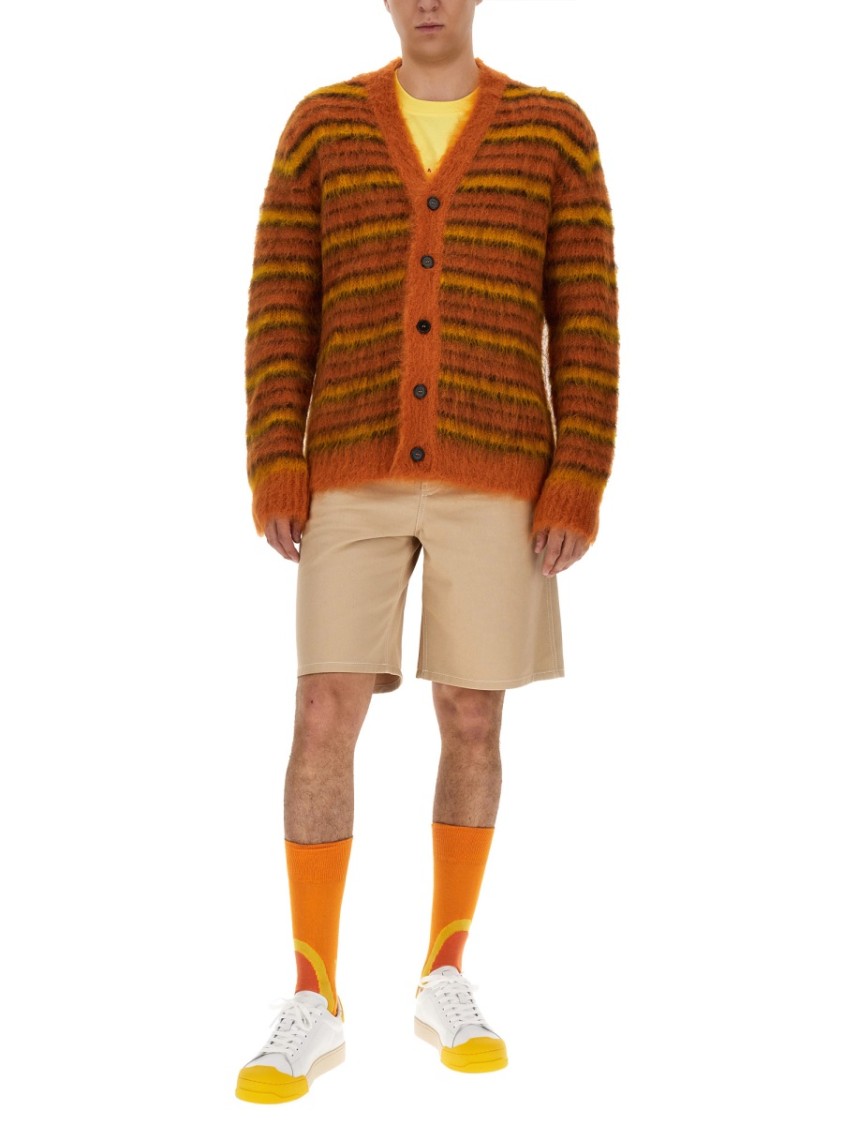 Marni V-Neck Cardigan Divers
