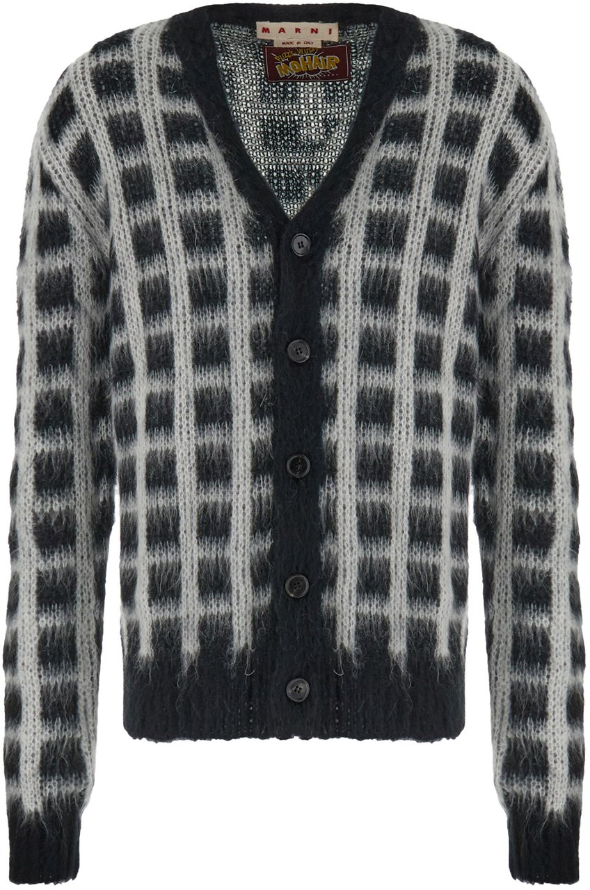 Marni Marni Embroidered acetate blend cardigan Divers