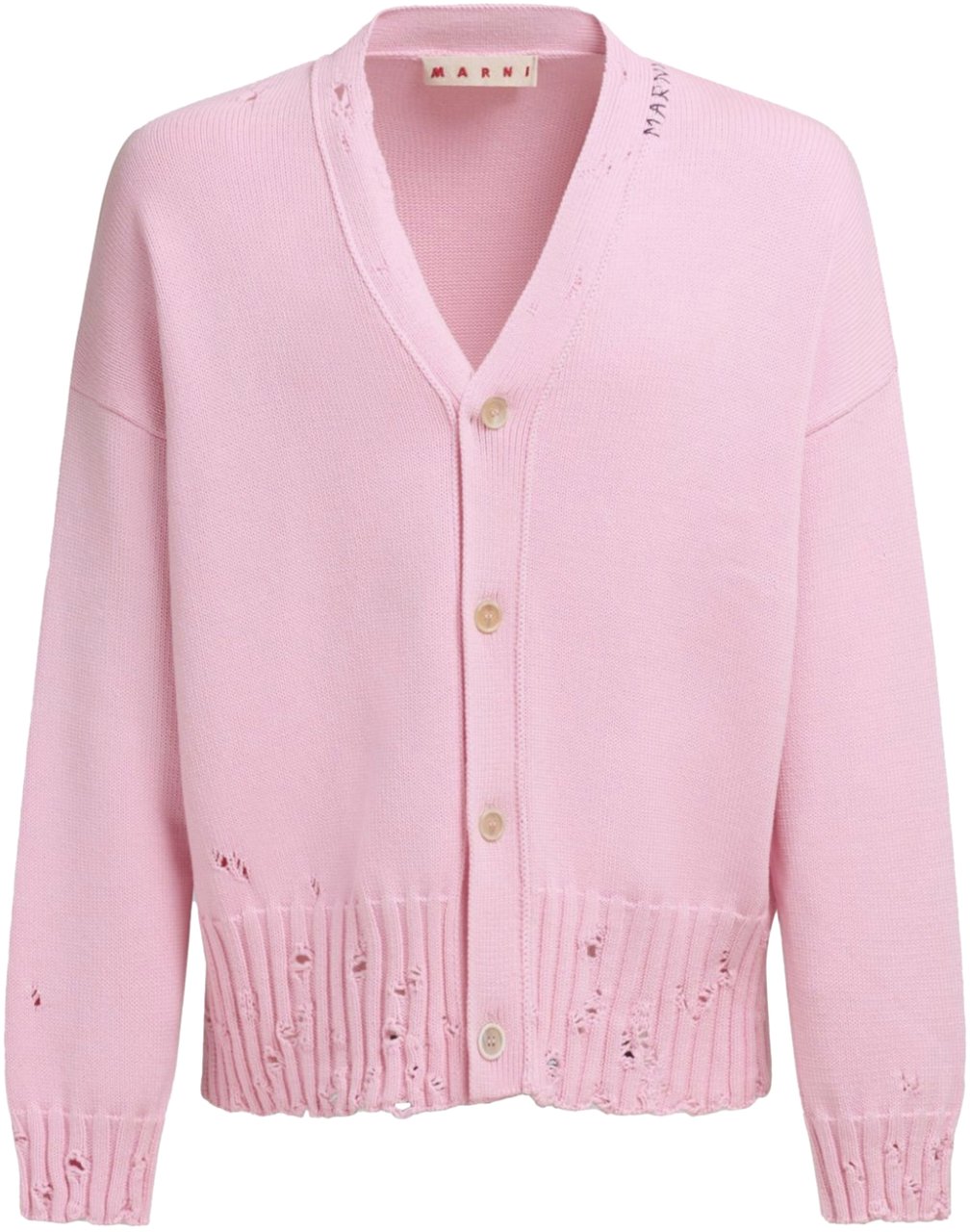 Marni Knitted Cardigan Pink Roze