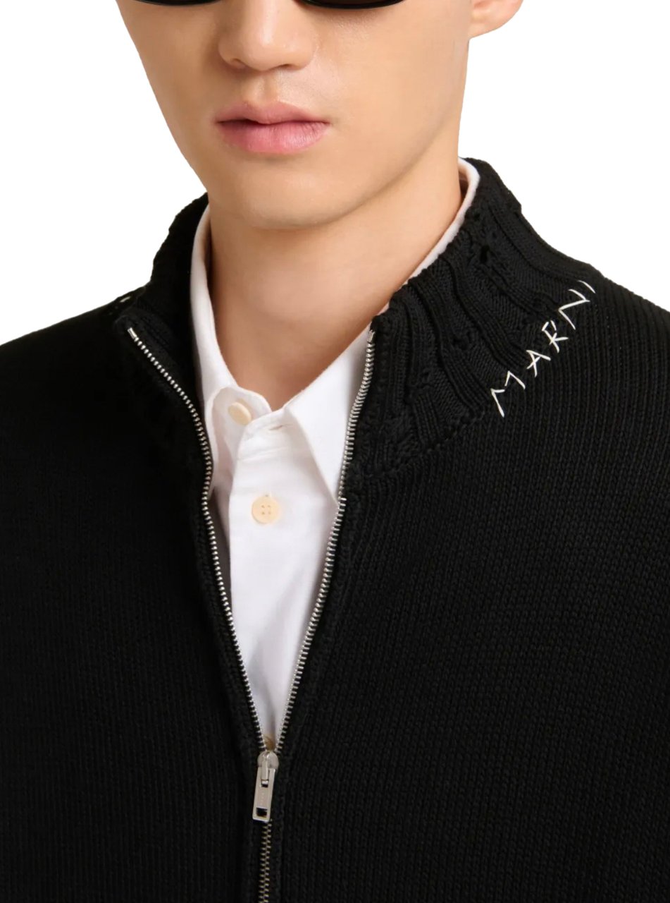 Marni Marni Cardigan Black Zwart