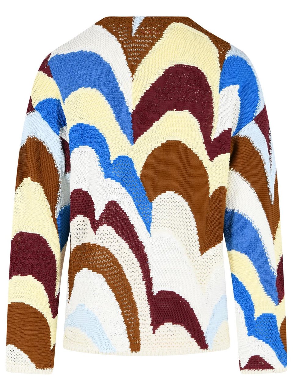 Marni Multicolor Cotton Cardigan Wit