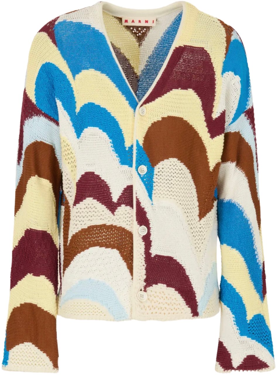 Marni Cardigan Multi Color Divers
