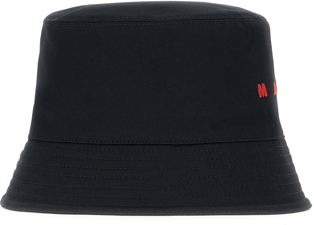 Marni Marni Black cotton hat Zwart