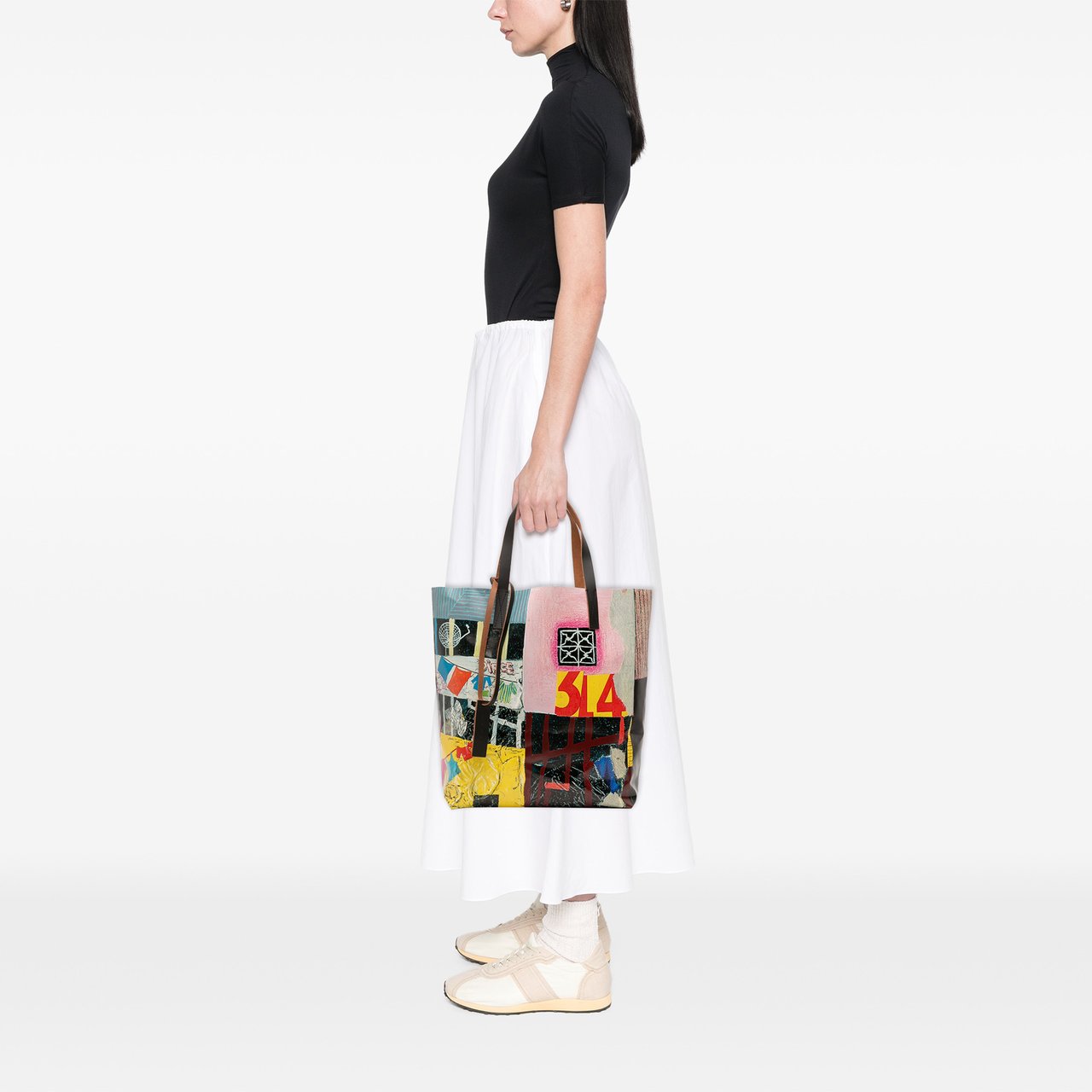 Marni Printed PVC Tote Divers